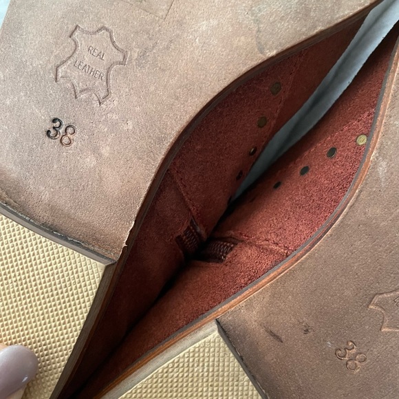 FREE PEOPLE Aquarian Rust Suede Ankle Boots Sz. 38 - Picture 10 of 12